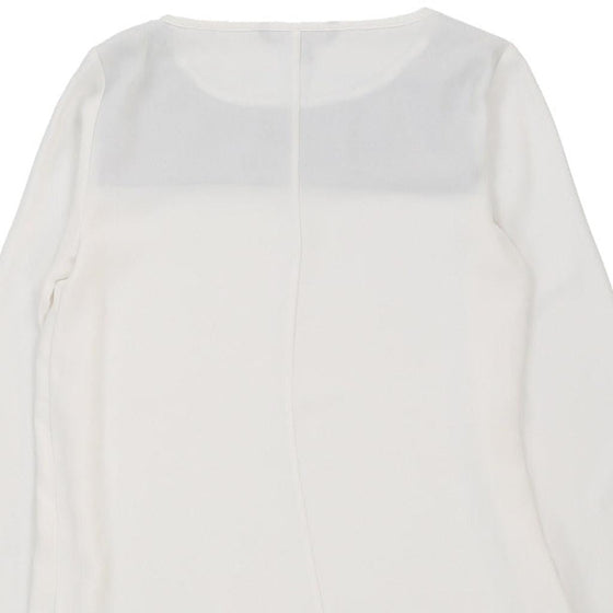 Armani Exchange Blouse - Small White Viscose