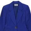 Iceberg Embroidered Blazer - Small Blue Wool