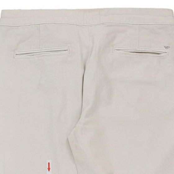 Armani Jeans Trousers - 28W UK 8 White Cotton