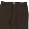 Armani Jeans Trousers - 30W UK 10 Brown Polyester Blend