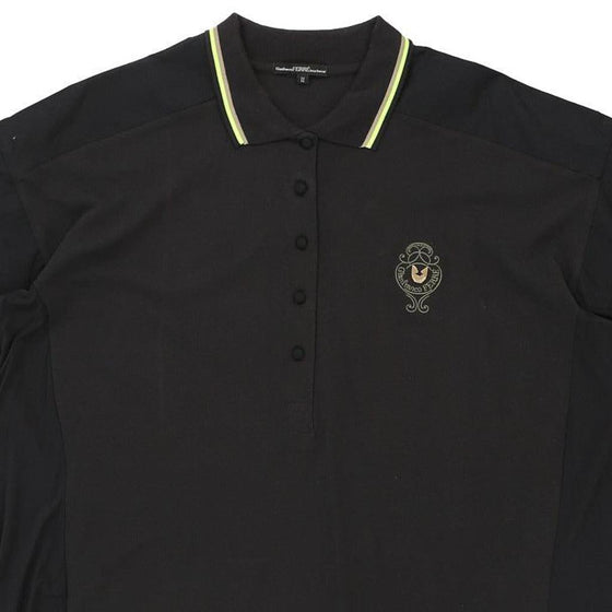 Gianfranco Ferre Polo Shirt - XL Black Cotton Blend