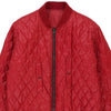 Oaks by Ferre Reversible Bomber Jacket - Large Red Polyester