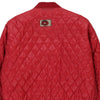 Oaks by Ferre Reversible Bomber Jacket - Large Red Polyester