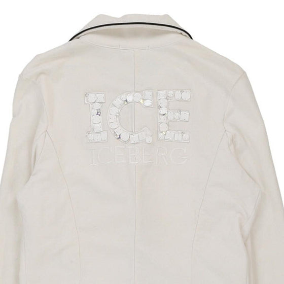 Iceberg Blazer - XS White Cotton