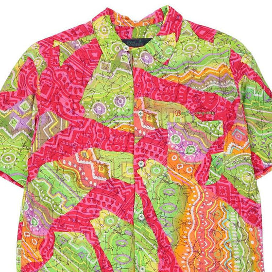 Best Company Patterned Shirt - Large Multicoloured Viscose