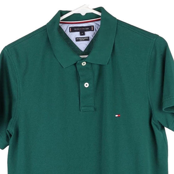 Vintage green Tommy Hilfiger Polo Shirt - mens medium