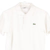 Vintage white Lacoste Polo Shirt - mens small