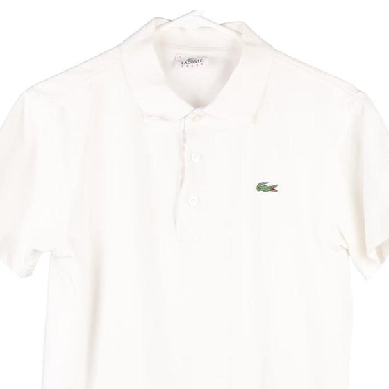 Vintage white Lacoste Polo Shirt - mens small