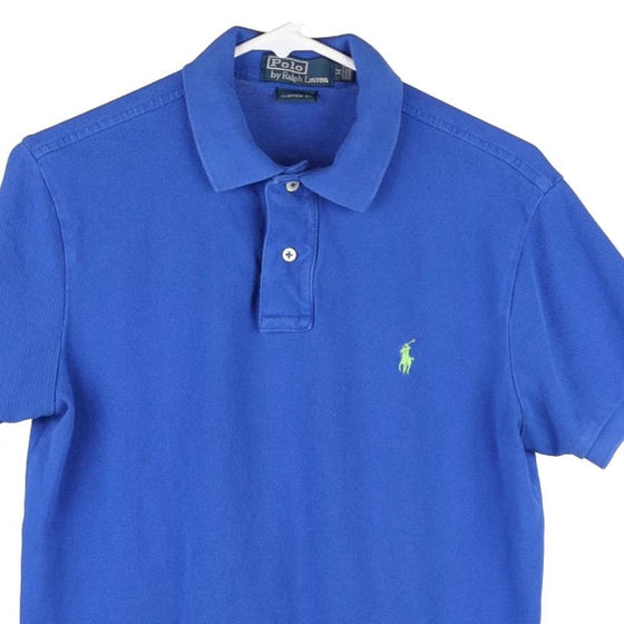 Vintage blue Polo Ralph Lauren Polo Shirt - mens medium