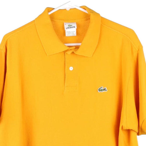 Vintage orange Lacoste Polo Shirt - mens x-large