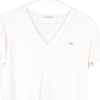 Vintage white Lacoste T-Shirt - womens large