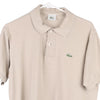 Vintage beige Lacoste Polo Shirt - mens large