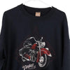 Vintage black George Sweatshirt - mens large