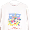 Vintage white Disney Sweatshirt - mens medium