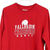 Vintage red Fallbrooke Warriors Adidas Long Sleeve T-Shirt - mens medium