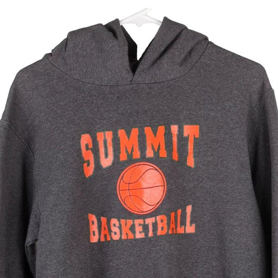 Vintage grey Age 16 Summit Basketball Champion Hoodie - boys x-large