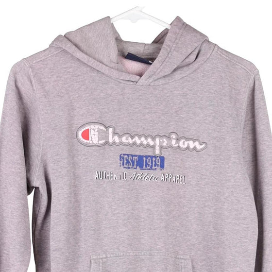 Vintage grey Age 11-12 Champion Hoodie - boys large