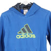 Vintage blue Age 13-14 Adidas Hoodie - boys large