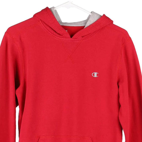 Pre-Loved red Age 14-16 Champion Hoodie - boys x-large