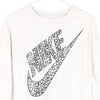 Vintage white Age 14-16 Nike Long Sleeve T-Shirt - girls x-large