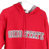 Vintage red Ohio State Majestic Hoodie - mens large