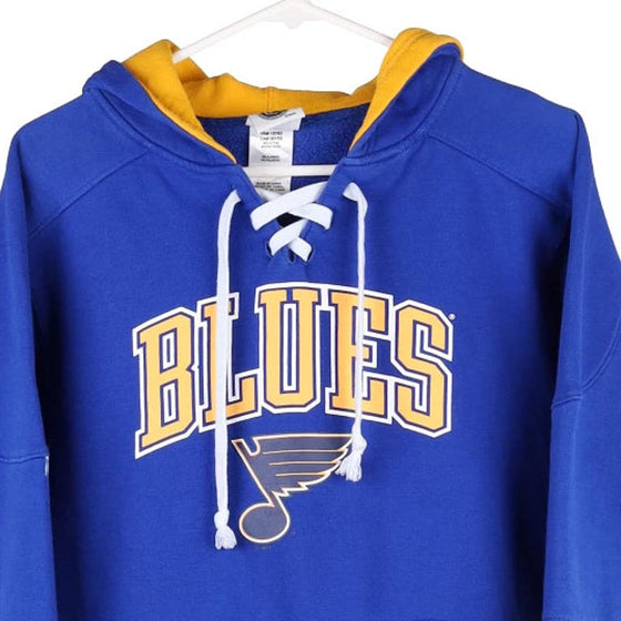 Vintage blue Blues Nhl Hoodie - womens medium