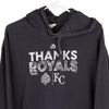 Vintage black Kansas City Royals Majestic Hoodie - mens large