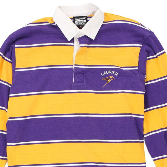 Vintage yellow Laurier Barbarian Rugby Shirt - mens medium