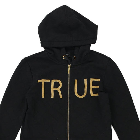 Pre-Loved black True Religion Hoodie - womens small