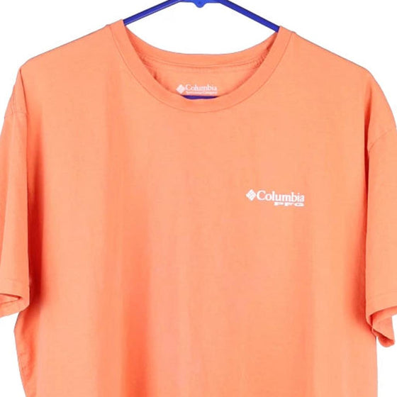 Vintage orange Columbia T-Shirt - mens xx-large