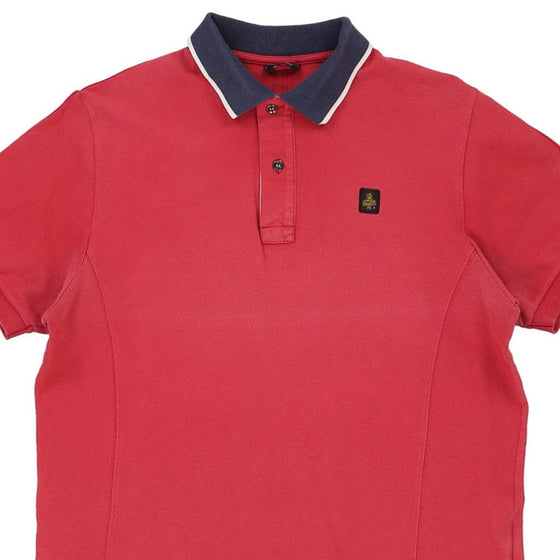 Vintage red Refrigiwear Polo Shirt - mens large