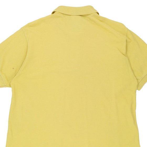 Vintage yellow Lacoste Polo Shirt - mens x-large