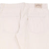 Vintage white Les Copains Trousers - mens 37" waist