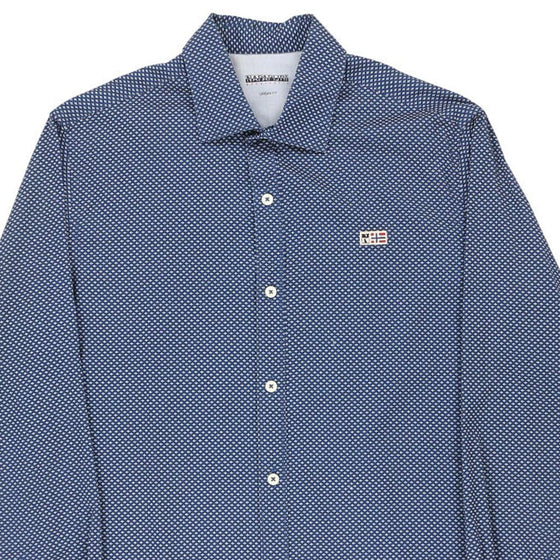 Vintage blue Napapijri Shirt - mens small