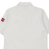 Vintage white Napapijri Polo Shirt - mens large