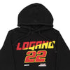 Vintage black Logano 22 Nascar Hoodie - mens small