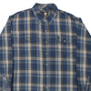 Vintage navy Timberland Flannel Shirt - mens x-large