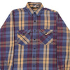 Vintage blue Oshkosh Flannel Shirt - mens x-large