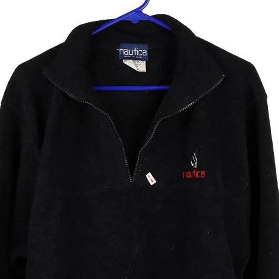 Vintage black Bootleg Nautica Fleece - mens x-large