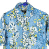 Vintage blue Koutons Short Sleeve Shirt - mens small