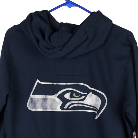 Vintage navy Seattle Seahawks Nfl Hoodie - womens large