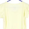 Vintage yellow Bootleg Lacoste T-Shirt - womens medium