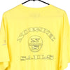 Vintage yellow Bootleg North Sails T-Shirt - mens x-large