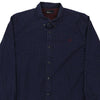 Vintage navy Fred Perry Shirt - mens xx-large