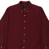 Vintage burgundy Ralph Lauren Shirt - mens x-large