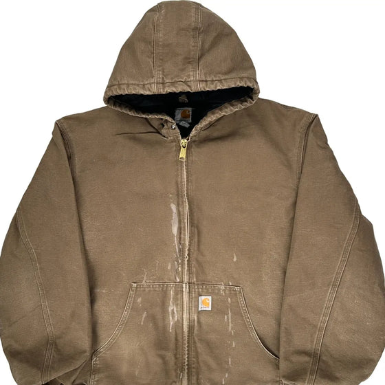 Carhartt Tall Jacket - XL Brown Cotton Blend