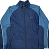 Nike Waterproof Windbreaker - Large Blue Polyester