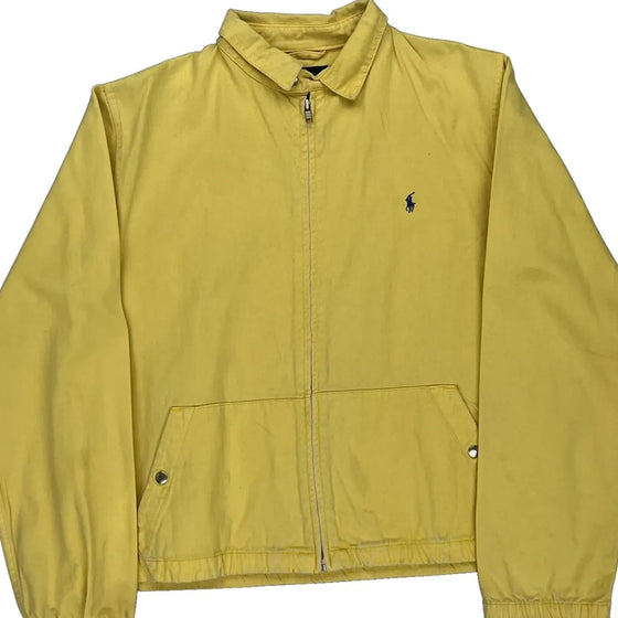 Polo Ralph Lauren Harrington Jacket - Large Yellow Cotton