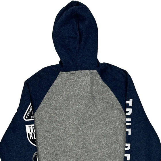 True Religion Graphic Hoodie - Small Grey Cotton Blend