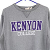 Vintage grey Kenyon College Blue 84 Sweatshirt - womens medium